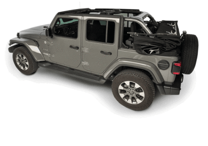 Fully Electric Convertible Jeep Top