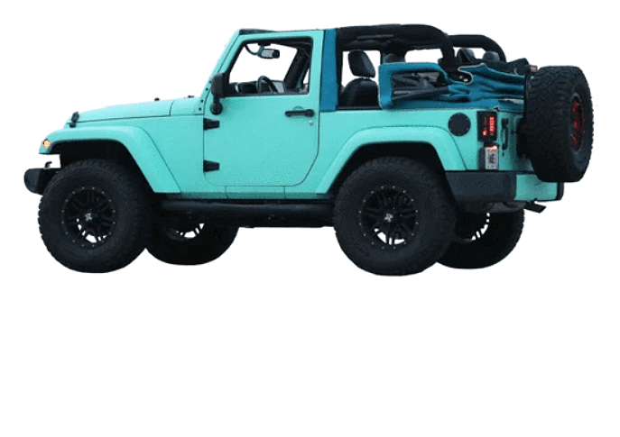 1-Piece Removable Hardtop for Jeep Wrangler JK 2-Door (2007-2018)